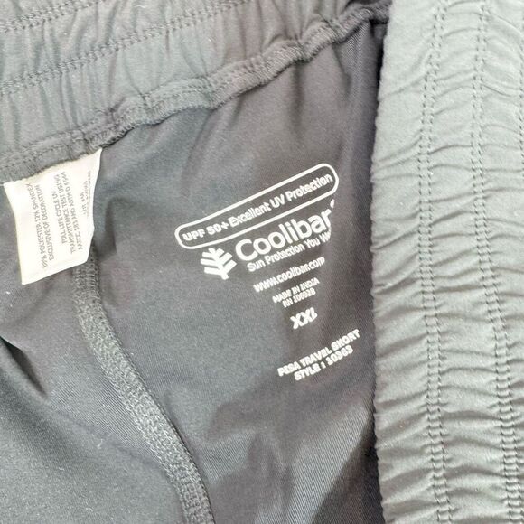 Coolibar Skirt Womens XXL 2X Pisa Travel Skort Black UPF 50 Pockets Activewear - Picture 3 of 10